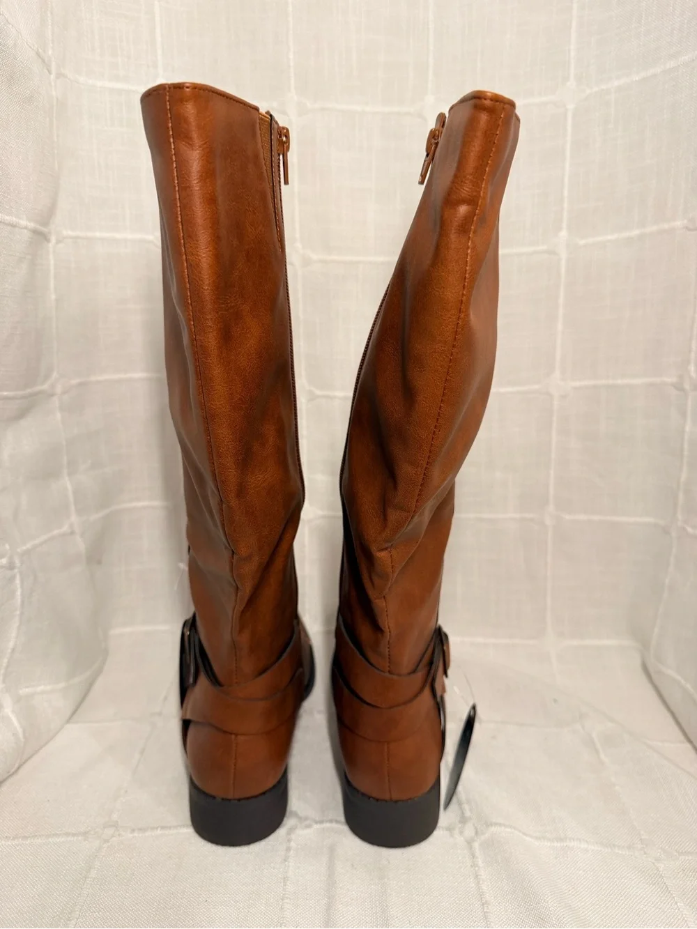 NWT Style & Co Margoo Acorn Brown Wide Calf Riding Boots 7.5M